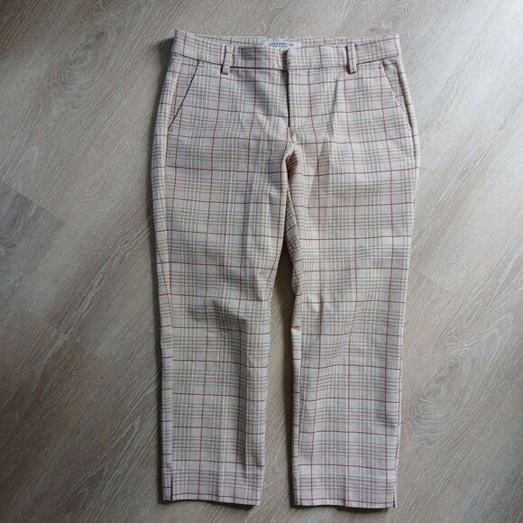 Liverpool Los Angeles Kelsey Trouser with Slit Soft Touch Plaid Pockets 6/28 - Picture 11 of 16